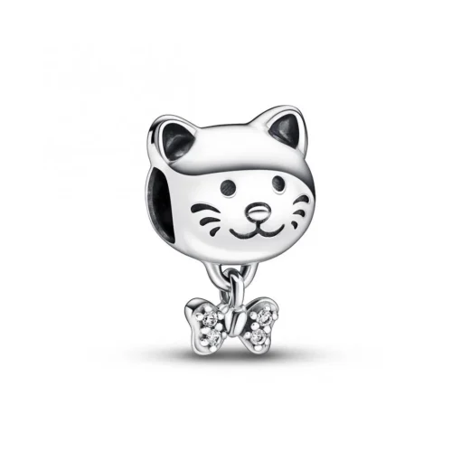 Charm chat et nœud scintillant
