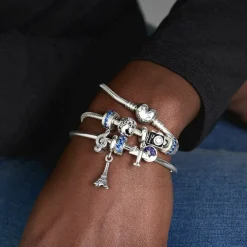 Charm Clip Éclat Bleu Pandora Colours
