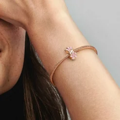 Charm Clip Espaceur Marguerite Rose Pandora Garden
