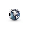 Charm Clip Globe Bleu Pandora Places