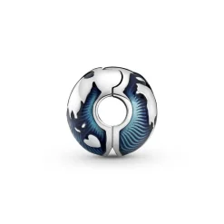 Charm Clip Globe Bleu Pandora Places