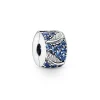 Charm Clip Pandora - Plume Recourbée et Pavé