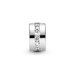Charm Clip Pandora Moments Rangée Scintillante Incolore