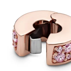Charm Clip Pandora Moments Pavé Rose