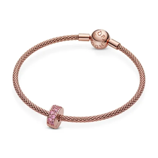 Charm Clip Pandora Moments Pavé Rose