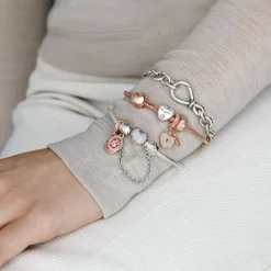 Charm Clip Pandora Moments Pavé Rose