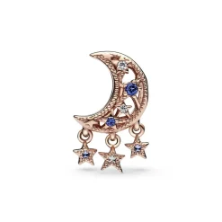 Charm Croissant de Lune et Étoiles – Pandora Moments