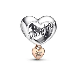 Charm Cœur Love You Daughter - Pandora Moments