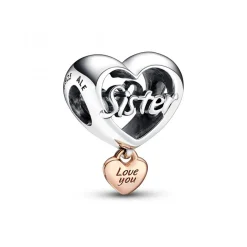 Charm Cœur Love You Sister