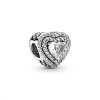 Charm Cœurs Nivelés Scintillant Pandora Timeless - Argent