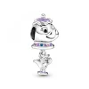 Charm Disney x Pandora Madame Samovar et Zip de la Belle et la Bête