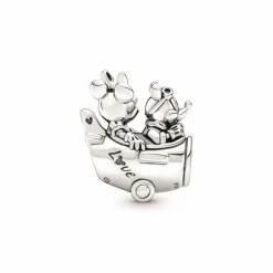 Charm Disney x Pandora Mickey et Minnie avion scintillant
