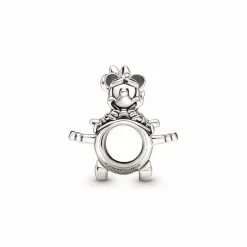 Charm Disney x Pandora Mickey et Minnie avion scintillant