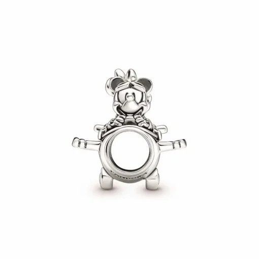 Charm Disney x Pandora Mickey et Minnie avion scintillant