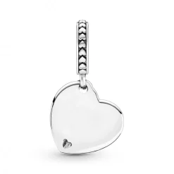 Charm Double Pendant Cœur Arbre de vie Bicolore Pandora People