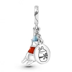 Charm Double Pendant Happy birthday & Winnie L'Ourson Disney x Pandora
