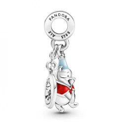 Charm Double Pendant Happy birthday & Winnie L'Ourson Disney x Pandora