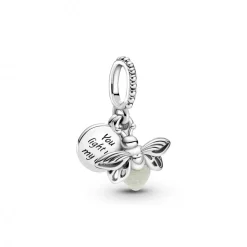 Charm Double Pendant Luciole Phosphorescente Pandora Passions