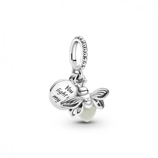 Charm Double Pendant Luciole Phosphorescente Pandora Passions