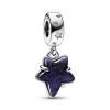 Charm Femme Pendant Murano Étoile Céleste et Galaxie Pandora Moments