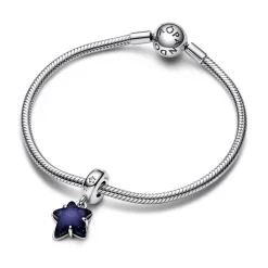 Charm Femme Pendant Murano Étoile Céleste et Galaxie Pandora Moments