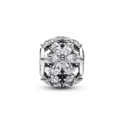 Charm Femme Rond Herbier Scintillant Pandora Timeless