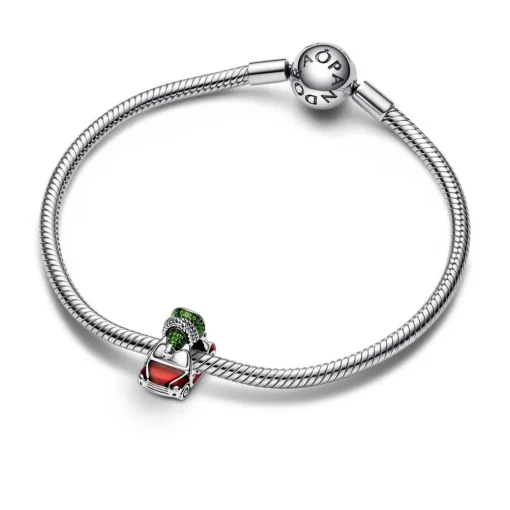 Charm Femme Sapin de Noël et Voiture Pandora Moments