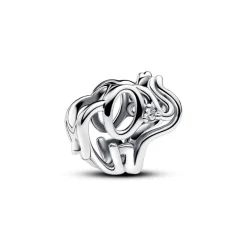 Charm Éléphant Ajouré