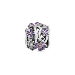 Charm Marguerite Violette Ajouré Pandora Garden