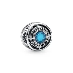 Charm Marvel x Pandora Reacteur arc bleu de Iron Man The Avengers