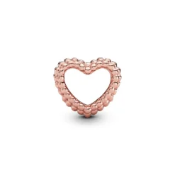 Charm Pandora 787516 - Charm Coeur Perlé Rose Femme