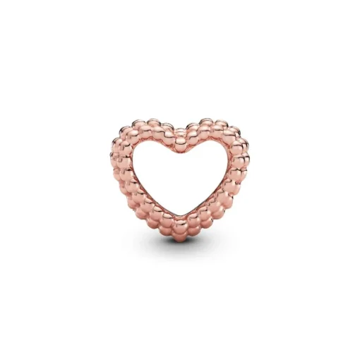 Charm Pandora 787516 - Charm Coeur Perlé Rose Femme