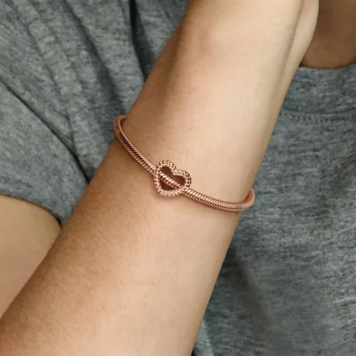 Charm Pandora 787516 - Charm Coeur Perlé Rose Femme