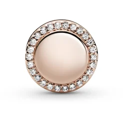 Charm Pandora 788747C01 - Rose à graver avec zircon cubique