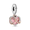 Charm Pendant Cœur Infini Fête des mères
