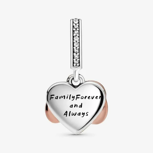 Charm Pendant Cœur Infini Fête des mères