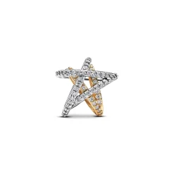 Charm Étoile Entrelacée Scintillante