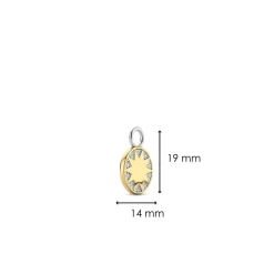 Charms et perles Ti Sento 9228ZY-H - Argent, plaqué or