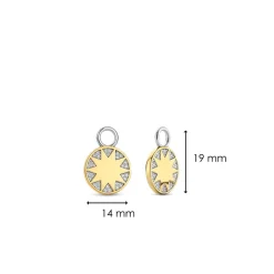 Charms et perles Ti Sento 9228ZY - Argent, plaqué or