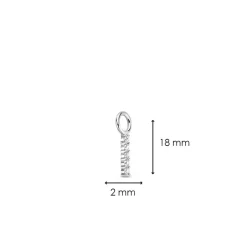 Charms et perles Ti Sento 9246ZI-H - Argent