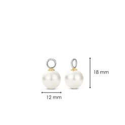 Charms et perles Ti Sento 9236PW - Argent, plaqué or
