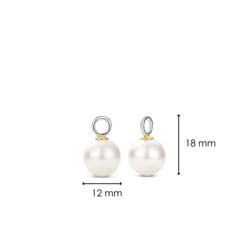 Charms et perles Ti Sento 9236PW - Argent, plaqué or