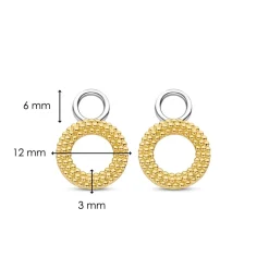 Charms et perles Ti Sento 9254SY - Argent, plaqué or