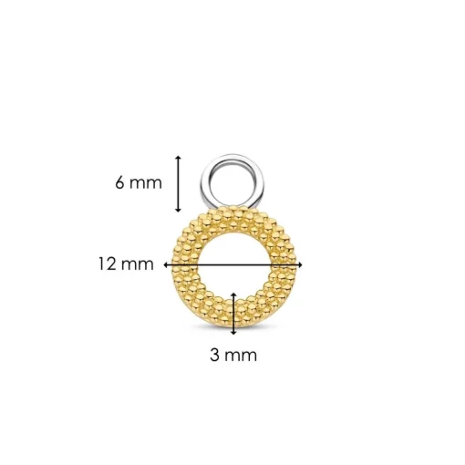 Charms et perles Ti Sento 9254SY-H - argent, plaqué or