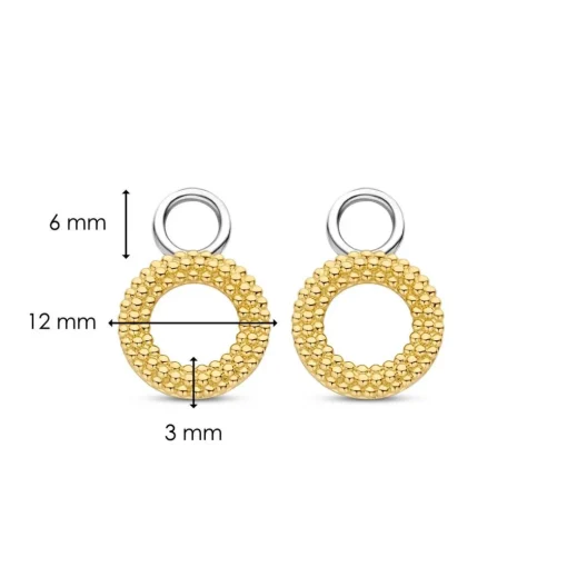 Charms et perles Ti Sento 9254SY - Argent, plaqué or