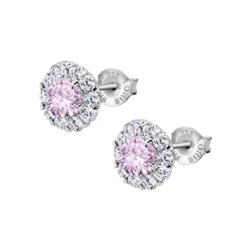 Clous d'oreilles Lotus Silver Beyond Classics LP1290-4-3 Argent Rose
