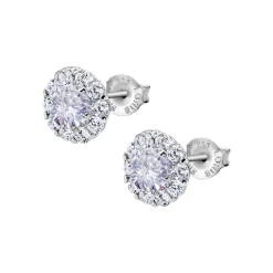 Clous d'oreilles Lotus Silver Beyond Classics LP1290-4-1 Argent Violet