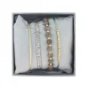 Coffret Les Interchangeables A54335 - Strass Box Jonc Fil Beige Rosé / foncé Femme