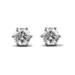 Coffret Trinity 3 Paires de Boucles D'oreilles Or Rose