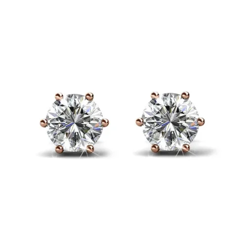 Coffret Trinity 3 Paires de Boucles D'oreilles Or Rose